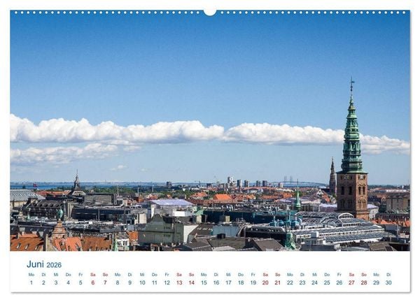 Produktbild: Sch&ouml;nes Kopenhagen (hochwertiger Premium Wandkalender 2026 DIN A2 quer), Kunstdruck in Hochglanz