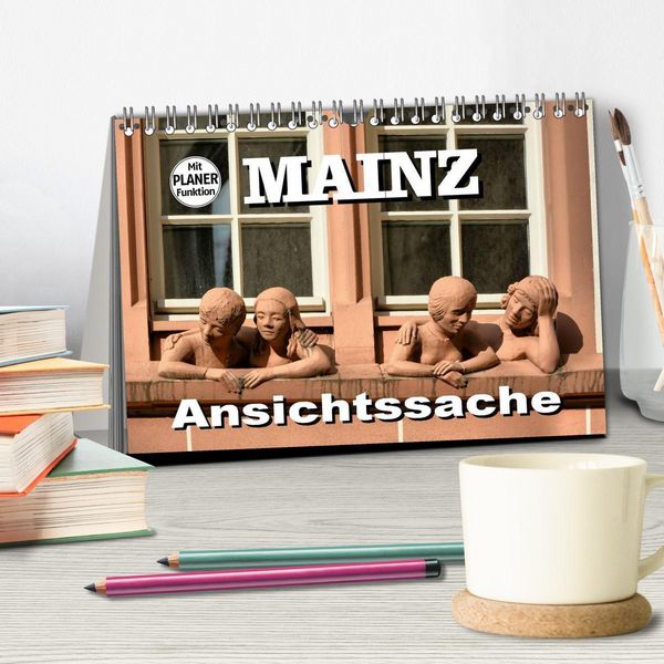 Produktbild: Mainz - Ansichtssache (Tischkalender 2026 DIN A5 quer), CALVENDO Monatskalender