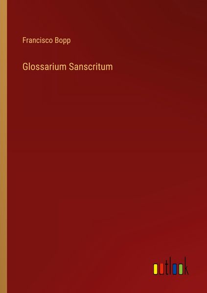 Produktbild: Glossarium Sanscritum