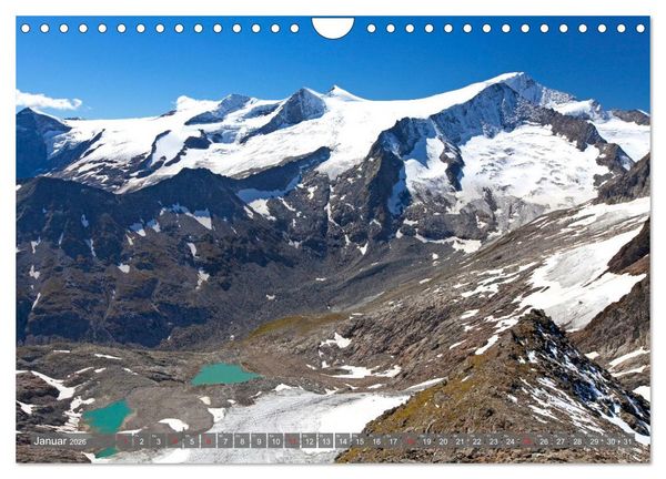 Produktbild: Berge - Gletscher - Seen (Wandkalender 2026 DIN A4 quer), CALVENDO Monatskalender