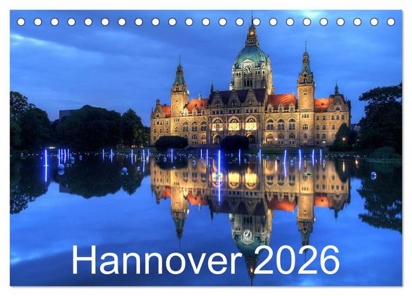 Produktbild: Hannover 2026 (Tischkalender 2026 DIN A5 quer), CALVENDO Monatskalender