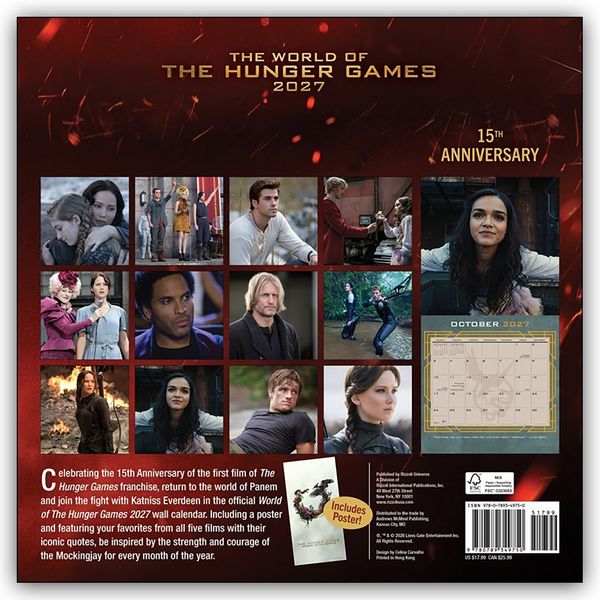 Produktbild: The World of Hunger Games &ndash; Die Tribute von Panem 2027 &ndash; Wandkalender