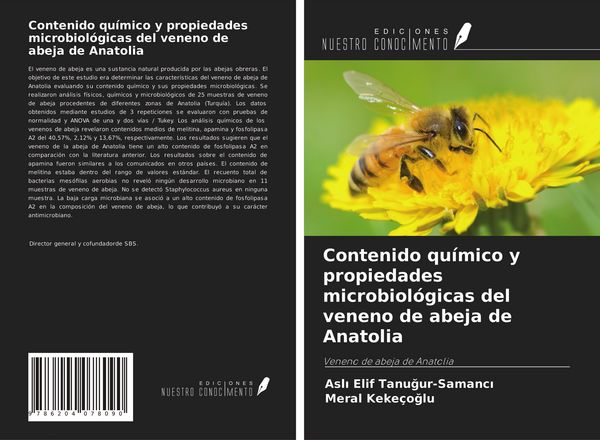 Produktbild: Contenido qu&iacute;mico y propiedades microbiol&oacute;gicas del veneno de abeja de Anatolia