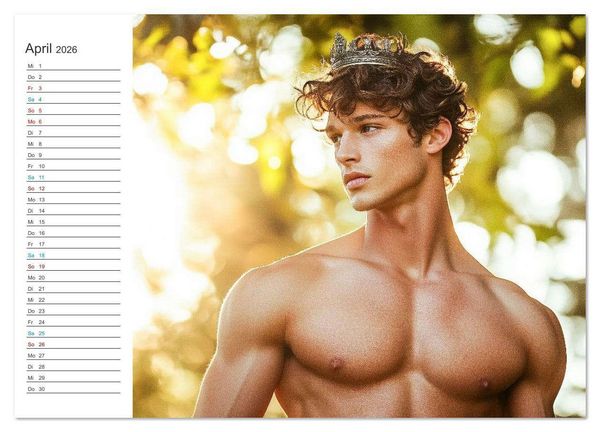 Produktbild: Prinz der Lust (Wandkalender 2026 DIN A4 quer), CALVENDO Monatskalender
