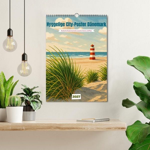 Produktbild: Hyggelige City-Poster D&auml;nemark (Wandkalender 2027 DIN A3 hoch), CALVENDO Monatskalender