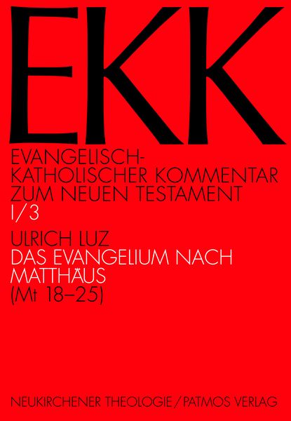 Produktbild: Das Evangelium nach Matth&auml;us, EKK I/3