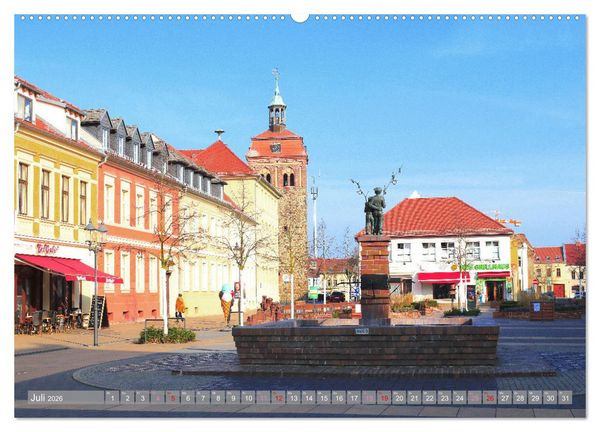 Produktbild: Brandenburg - Luckenwalde - Ein Stadtspaziergang (hochwertiger Premium Wandkalender 2026 DIN A2 quer), Kunstdruck in Hochglanz