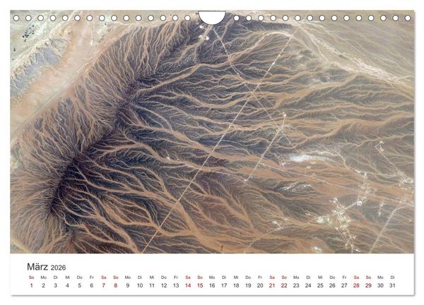 Produktbild: Satellitenbilder - Spektakul&auml;re Aufnahmen aus dem Weltall (Wandkalender 2026 DIN A4 quer), CALVENDO Monatskalender