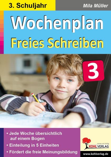 Produktbild: Wochenplan Freies Schreiben / Klasse 3