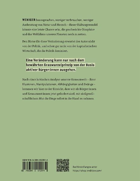 Produktbild: Auf dem Weg zum Weniger