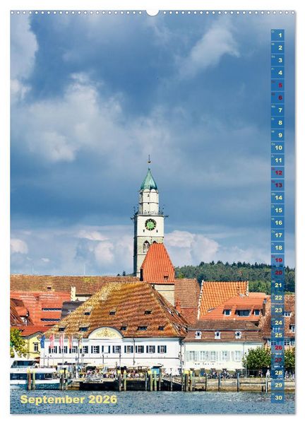 Produktbild: &Uuml;berlingen Perle am Bodensee (Wandkalender 2026 DIN A2 hoch), CALVENDO Monatskalender