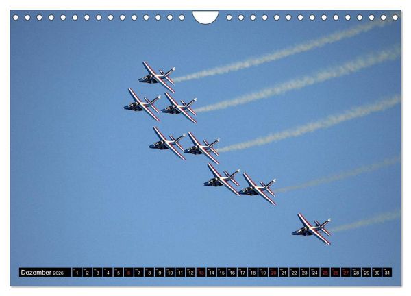 Produktbild: Augenblicke in der Luft: Patrouille de France (Wandkalender 2026 DIN A4 quer), CALVENDO Monatskalender