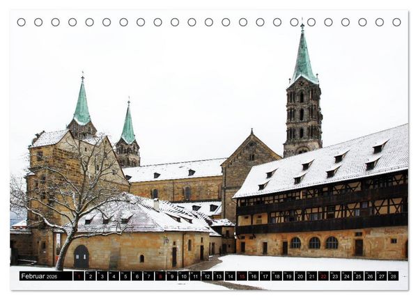 Produktbild: Bezauberndes Bamberg (Tischkalender 2026 DIN A5 quer), CALVENDO Monatskalender