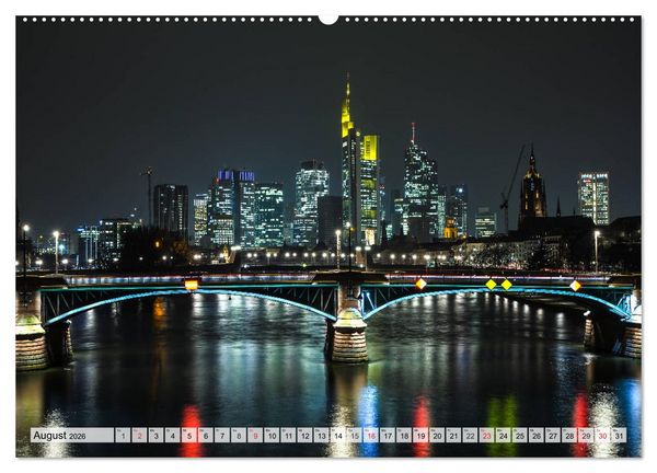 Produktbild: Big City Lights - Metropolen im Lichterglanz (hochwertiger Premium Wandkalender 2026 DIN A2 quer), Kunstdruck in Hochglanz