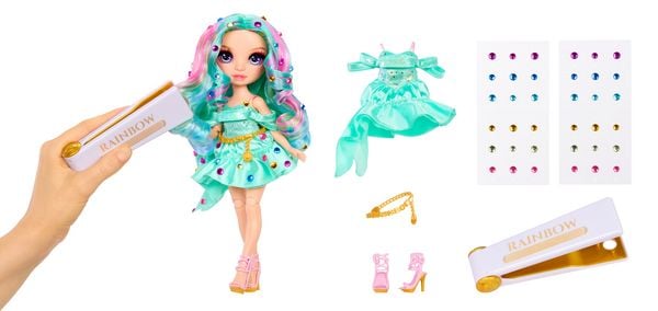 Produktbild: Rainbow High Be Dazzling Fashion Dolls- Celine Turquoise (Teal)