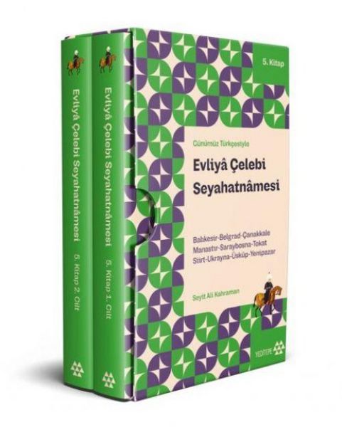 Produktbild: G&uuml;n&uuml;m&uuml;z T&uuml;rkcesiyle Evliya Celebi Seyahatnamesi 5. Kitap 2 Cilt Kutulu