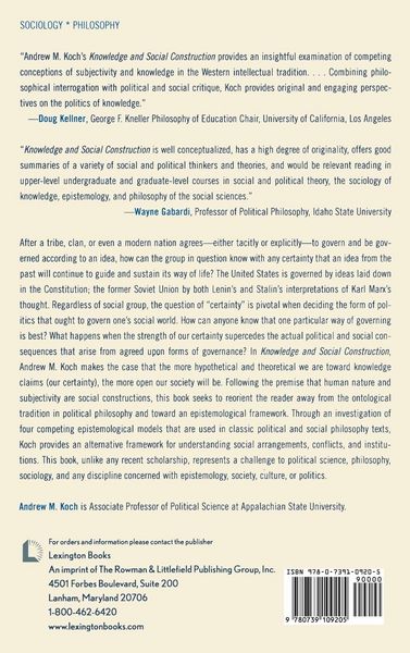 Produktbild: Knowledge and Social Construction