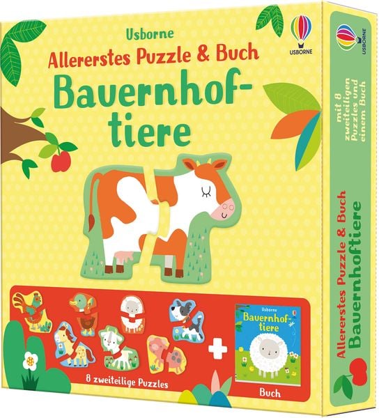 Produktbild: Allererstes Puzzle & Buch: Bauernhoftiere
