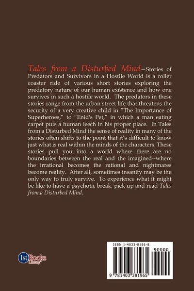 Produktbild: Tales from a Disturbed Mind