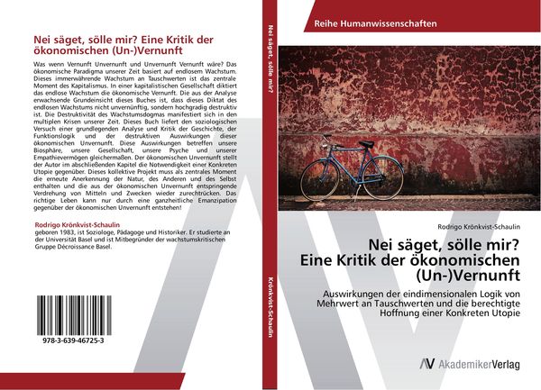 Produktbild: Nei s&auml;get, s&ouml;lle mir? Eine Kritik der &ouml;konomischen (Un-)Vernunft