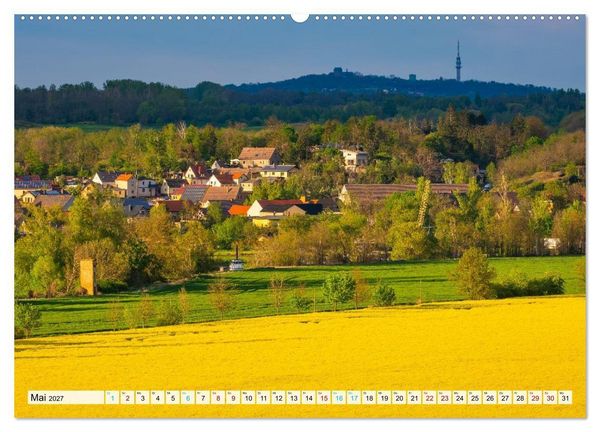 Produktbild: Willkommen im Saalekreis (hochwertiger Premium Wandkalender 2027 DIN A2 quer), Kunstdruck in Hochglanz