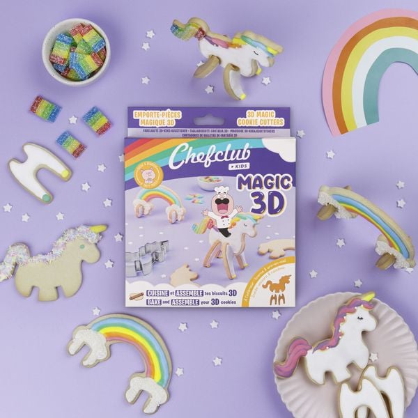 Produktbild: Ausstecher - Einhorn & Regenbogen