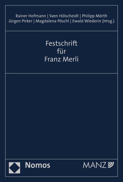 Produktbild: Festschrift f&uuml;r Franz Merli