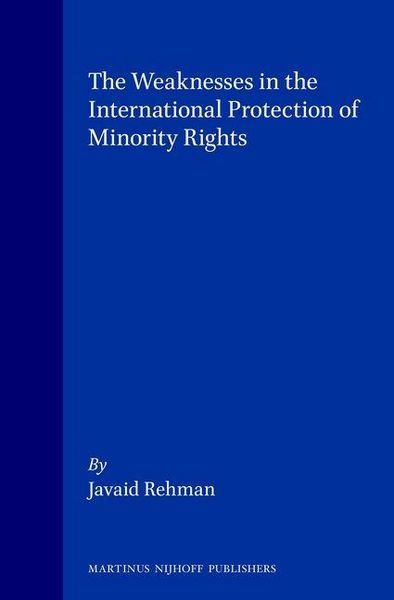 Produktbild: The Weaknesses in the International Protection of Minority