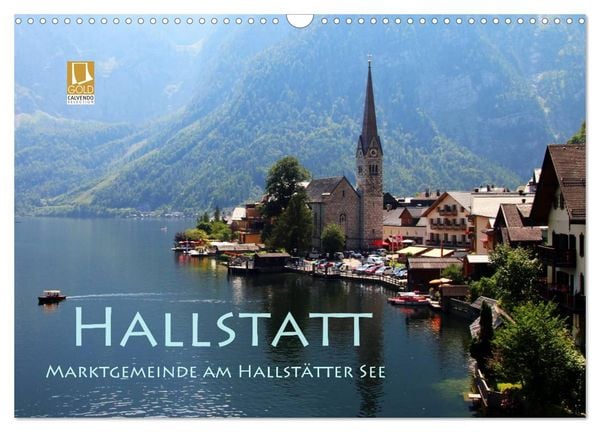 Produktbild: Hallstatt, Marktgemeinde am Hallst&auml;tter See (Wandkalender 2026 DIN A3 quer), CALVENDO Monatskalender