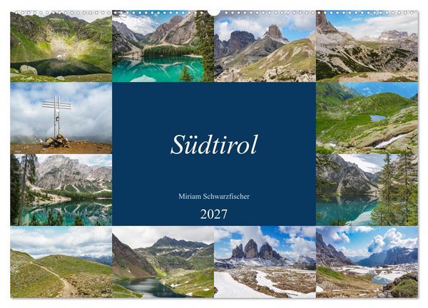 Produktbild: S&uuml;dtirol (Wandkalender 2027 DIN A2 quer), CALVENDO Monatskalender