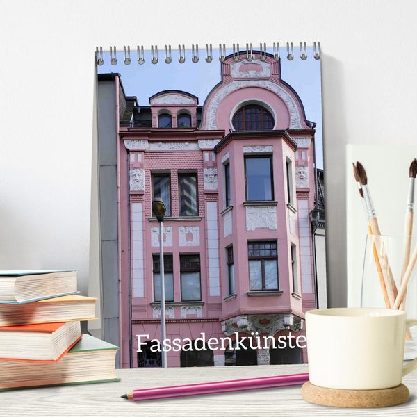 Produktbild: Fassadenk&uuml;nste (Tischkalender 2026 DIN A5 hoch), CALVENDO Monatskalender