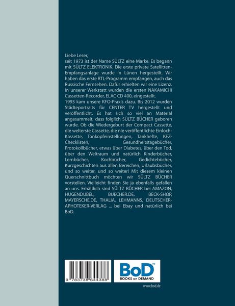 Produktbild: Mission S&uuml;ltz B&uuml;cher - Projekte Querschnitt