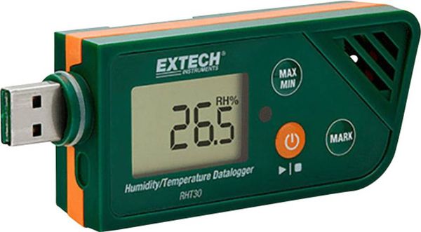 Produktbild: Extech RHT30 RHT30 Multi-Datenlogger Messgr&ouml;&szlig;e Luftfeuchtigkeit, Temperatur -30 bis +70 &deg;C 0.1 bis 99.9 % rF PDF Funktion