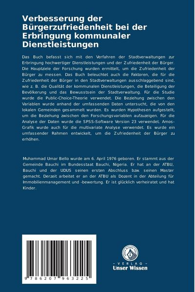 Produktbild: Verbesserung der B&uuml;rgerzufriedenheit bei der Erbringung kommunaler Dienstleistungen