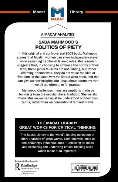 Produktbild: An Analysis of Saba Mahmood's Politics of Piety