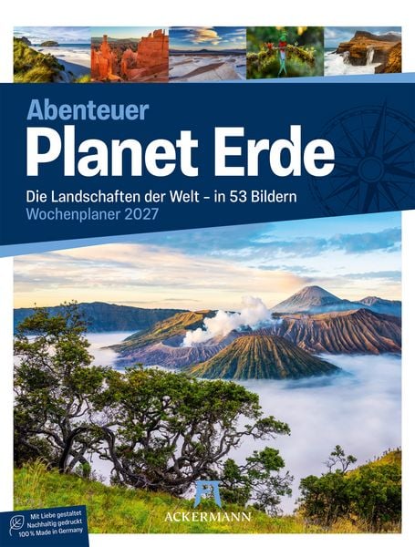 Produktbild: Planet Erde Wochenplaner Kalender 2027 | Landschaften der Welt