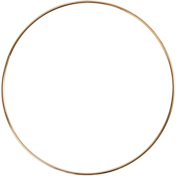 Produktbild: Creativ Company Ring aus Metalldraht, D 20 cm, Dicke 3 mm, Gold, 1 Stk