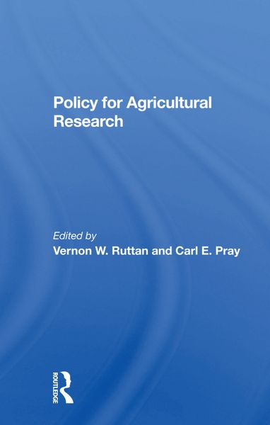 Produktbild: Ruttan, V: Policy For Agricultural Research