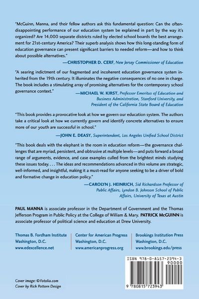 Produktbild: Education Governance for the Twenty-First Century