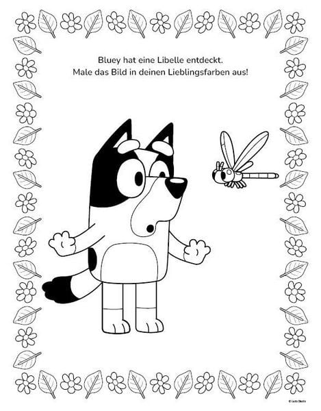 Produktbild: Bluey: Mein Mal- und Stickerspa&szlig;