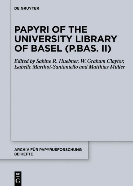 Produktbild: Papyri of the University Library of Basel (P.Bas. II)