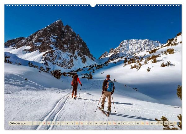 Produktbild: Skifahren - so sch&ouml;n (Wandkalender 2026 DIN A2 quer), CALVENDO Monatskalender