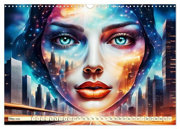 Produktbild: Faces of the metropolis (Wall Calendar 2026 DIN A3 landscape), CALVENDO 12 Month Wall Calendar
