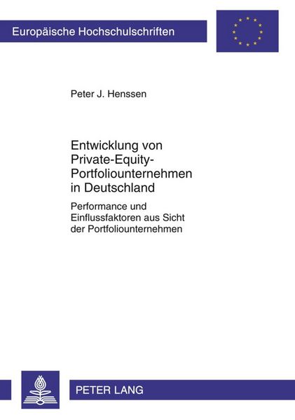 Produktbild: Entwicklung von Private-Equity-Portfoliounternehmen in Deutschland