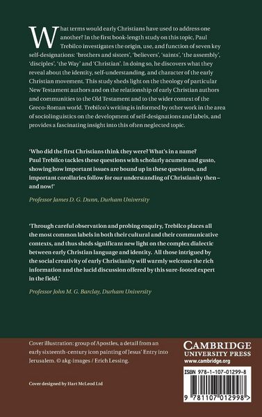 Produktbild: Self-designations and Group Identity in the New Testament