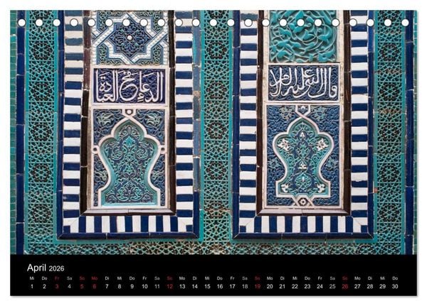 Produktbild: Usbekistan (Tischkalender 2026 DIN A5 quer), CALVENDO Monatskalender