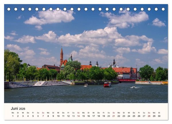 Produktbild: Die Dominsel - Historisches Zentrum der Stadt Breslau (Tischkalender 2026 DIN A5 quer), CALVENDO Monatskalender