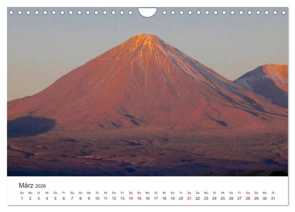 Produktbild: Vulkane - Die atemberaubendsten Motive der Feuerspucker. (Wandkalender 2026 DIN A4 quer), CALVENDO Monatskalender