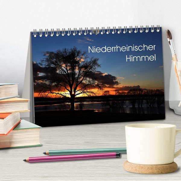 Produktbild: Niederrheinischer Himmel (Tischkalender 2026 DIN A5 quer), CALVENDO Monatskalender