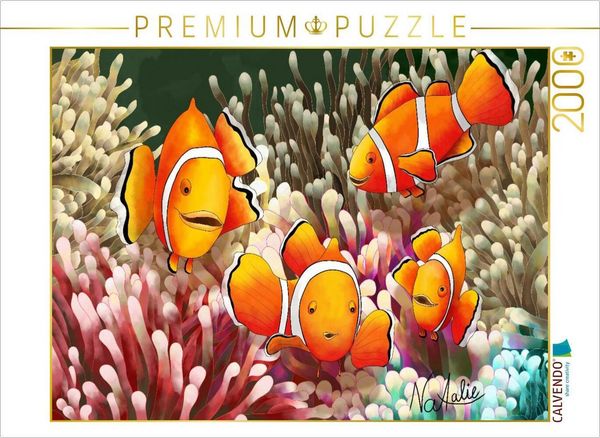 Produktbild: CALVENDO Puzzle Bunte Clownfisch Entdecker | 2000 Teile Lege-Gr&ouml;&szlig;e 90x67cm Foto-Puzzle f&uuml;r gl&uuml;ckliche Stunden